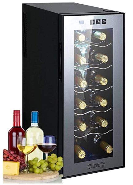Datei:Weinkühlschrank 33 Liter 12 Flasche Weinkühler Weinklimakühlschrank Mini Kühlschrank Minibar.jpg