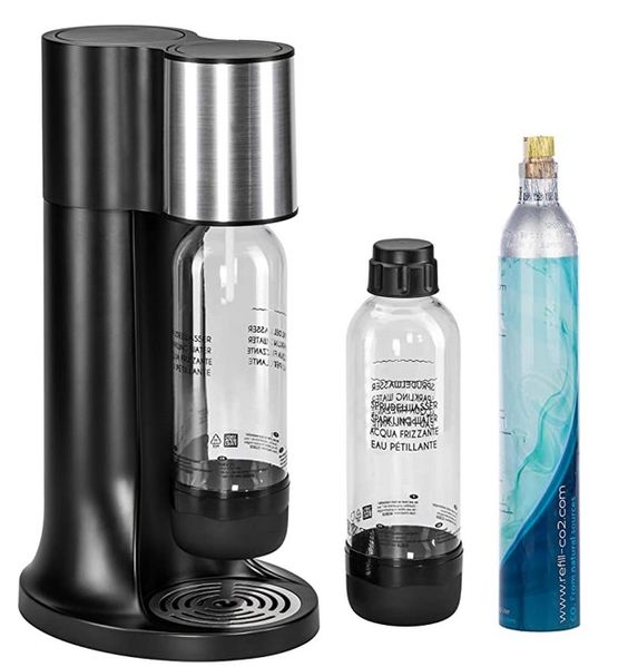 Datei:Levivo Wassersprudler Set Trinkwassersprudler Starter Set inkl. 2 Sprudlerflaschen aus Pet und CO2-Zylinder.jpg